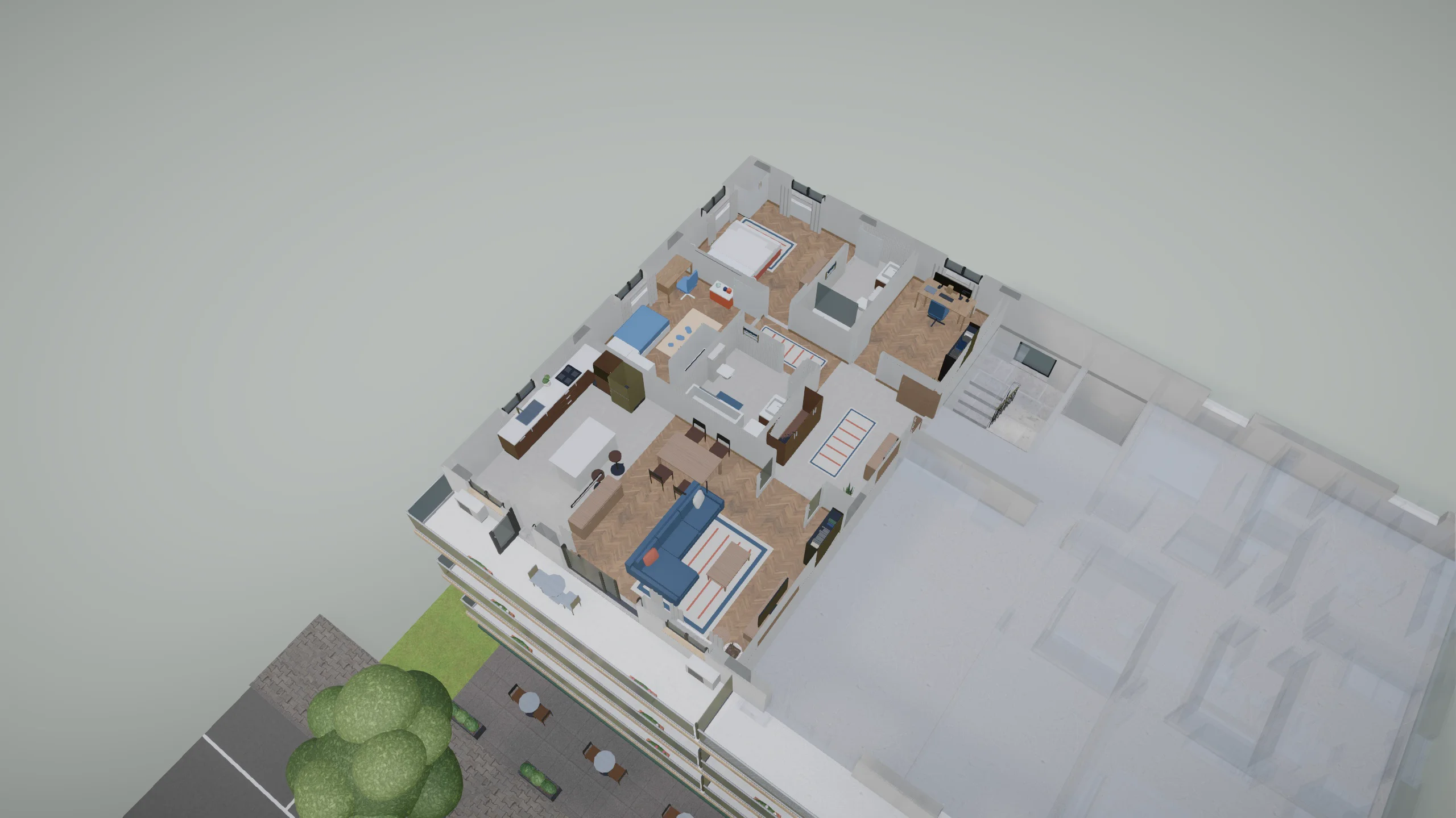 Moda Konutları — 15 Konutlu Apartman — Daire 7 — kat kesiti